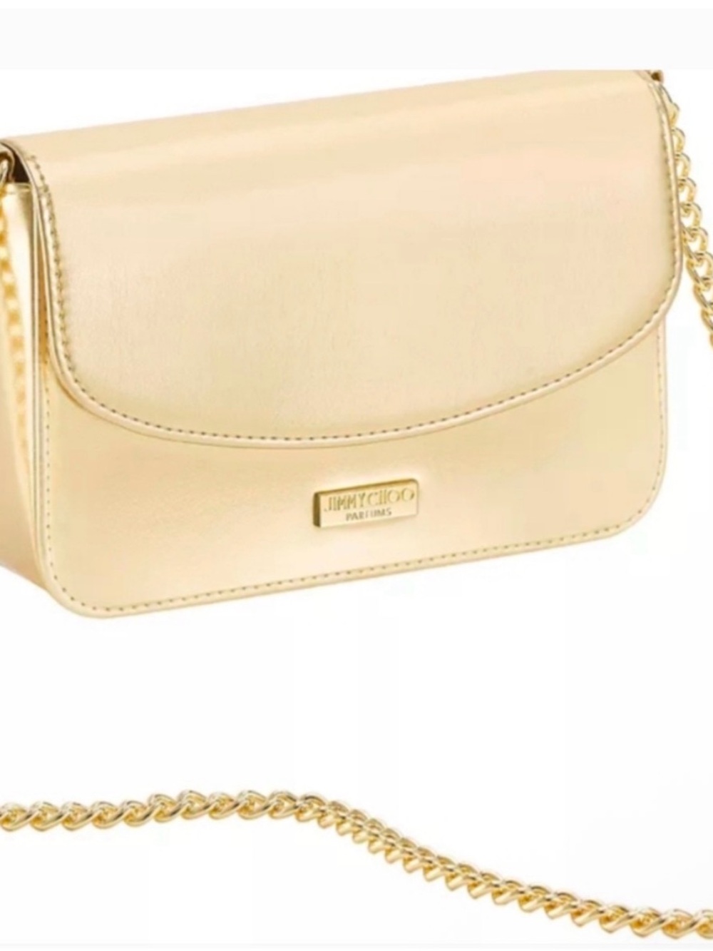 Jimmy Choo Metallic Gold Crossbody Bag -  Women